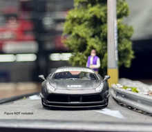 Load image into Gallery viewer, CM 1:64 Matt Black 488 LBWK Racing Sports Model Diecast Metal Car New Collection
