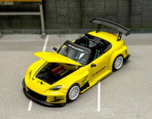 Load image into Gallery viewer, MT 1:64 JDM Yellow S2000 AP1 JS Racing Sports Model Diecast Metal Car New Collection
