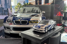 Load image into Gallery viewer, AR 1:64 Silver Blue NFS M3 GTR E46 Coupe Sports Model Diecast Metal Car New Collection
