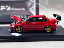 Load image into Gallery viewer, FY 1:64 Red Lancer EVO Evolution 9 IX Widebody Sports Model Diecast Metal Car
