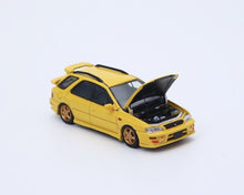 Load image into Gallery viewer, ATS 1:64 Yellow IMPREZA WRX STI GC Wagon Sport Model Diecast Metal Car New Collection
