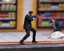 Load image into Gallery viewer, 1:64 Painted Figure Model Miniature Resin Diorama Toy Sand Gangster Bandit Set
