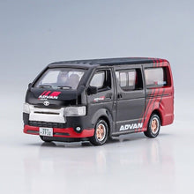 Load image into Gallery viewer, TINY 1:76 Black Advan Toyota Hiace Delivery Van Model Toy Metal Car BN
