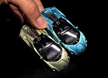 Load image into Gallery viewer, TSC 1:64 Blue Green Sian Super Racing Sports Model Diecast Metal Car New Collection
