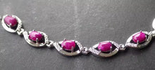 Load image into Gallery viewer, Nature Jade Beaded Bracelet Jewelry Blessing Lucky Fortune Gift For Her Purple d
