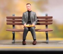 Load image into Gallery viewer, 1:64 Painted Figure Model Miniature Resin Diorama Sand Sitting Man in Suit Toy New Collection
