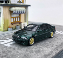 Load image into Gallery viewer, SH 1:64 Green M3 E46 Coupe Racing Sports Model Diecast Metal Car New

