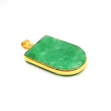 Load image into Gallery viewer, Nature Jade Lucky Plaque Pendant Necklace Gift Jewelry charm Blessing Lucky New
