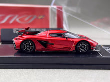Load image into Gallery viewer, CM 1:64 Red Jesko Racing Sports Model Diecast Metal Car BN

