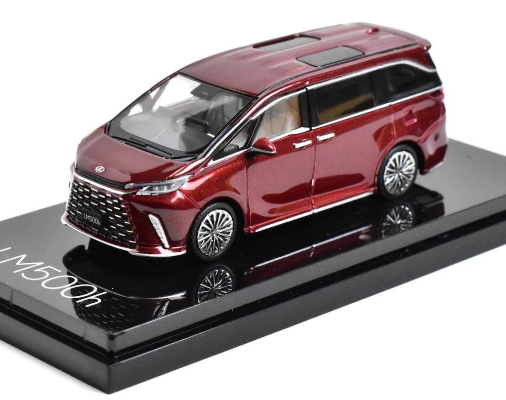 Hobby Japan 1:64 Red 4 Seats LM500h MPV Van Sports Model Diecast Metal Car New Collection