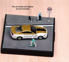 Load image into Gallery viewer, 1:64 Painted Car Model Base Miniature Diorama Toy Road Highway Scenario Roadside
