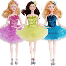 Load image into Gallery viewer, Barbie Doll Clothing 11.5&quot; Girl Wear Evening Short Dress Party Outfit 1/6 Headware
