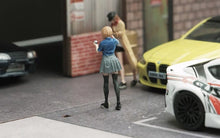 Load image into Gallery viewer, 1:64 Painted Figure Mini Model Miniature Resin Diorama Sand Uniform Girl Lady New
