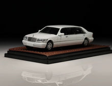 Load image into Gallery viewer, WTX 1:64 White S600 W140 Pullman Luxury Limousine Model Diecast Metal Car New Collection
