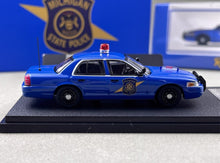 Load image into Gallery viewer, Rollin 1:64 Michigan MIPD Police CV CROWN VICTORIA Model Diecast Metal Car New Collection
