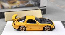 Load image into Gallery viewer, TM 1:64 JDM Yellow FD RX7 RE Amemiya Racing Sports Model Diecast Metal Car New
