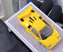 Load image into Gallery viewer, FY 1:64 Yellow Countach LP5000 QV Racing Sports Model Diecast Metal Car New Collection
