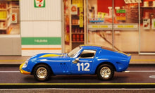Load image into Gallery viewer, Bburago 1:64 Blue 1964 250 GTO #112 Sports Model Diecast Metal Car New Collection
