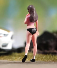 Load image into Gallery viewer, 1:64 Painted Figure Model Miniature Resin Diorama Sand Shy Girl Lady Cute Beauty Collection
