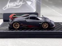 Load image into Gallery viewer, LCD 1:64 Black Carbon Imola Gold Rims Sports Model Diecast Metal Car New Collection
