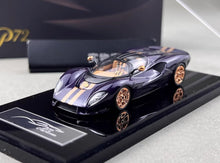 Load image into Gallery viewer, Mirage 1:64 Purple P72 Racing Sports Model Diecast Metal Car New Collection
