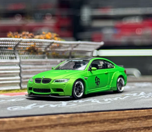 Load image into Gallery viewer, Fine 1:64 Green M3 E92 LB Widebody Coupe Sports Model Diecast Metal Car New Collection
