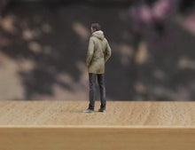 Load image into Gallery viewer, 1:64 Painted Figure Model Miniature Resin Diorama Sand Cool Causl Wear Man Stand
