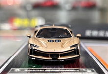 Load image into Gallery viewer, U2 1:64 Rose Gold SF90XX Stradale Racing Sports Model Diecast Resin Car New Collection
