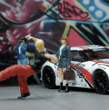 Load image into Gallery viewer, 1:64 Painted Figure Mini Model Toy Miniature Car Scenes Resin Business Suit Lady
