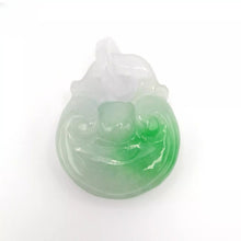Load image into Gallery viewer, Nature Jade Ingot Pendant Necklace Gift Jewelry charm Blessing Lucky Wealth a
