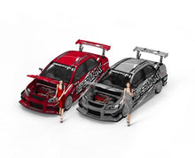 Load image into Gallery viewer, TM 1:64 JDM Lancer EVO 9 IX Hipermax Figure Sports Model Diecast Metal Car BN
