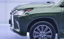 Load image into Gallery viewer, JKM 1:64 Green 2016 LX570 SUV Off Road Sports Model Diecast Metal Car New
