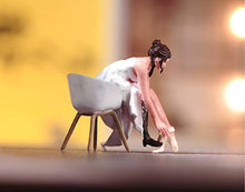 Load image into Gallery viewer, 1:64 Painted Figure Model Miniature Resin Diorama Toy Sand Ballet Girl Lady
