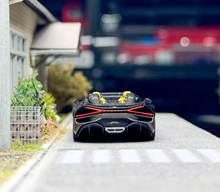 Load image into Gallery viewer, Minigt 1:64 Black W16 Mistral Convertible Sports Model Diecast Metal Car New Collection
