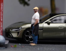 Load image into Gallery viewer, 1:64 Painted Figure Model Miniature Resin Diorama Toy Sand Standing Man Uncle
