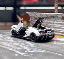 Load image into Gallery viewer, HH 1:64 White Revuelto LB744 Racing Sports Model Diecast Metal Car New Collection
