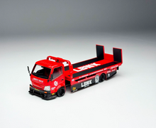 Load image into Gallery viewer, TL 1:64 Red H300 Flatbed Trailer Tow Truck Model Diecast Metal Car New Collection
