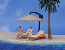 Load image into Gallery viewer, 1:64 Painted Figure Model Miniature Resin Diorama Swimming Kid Man Lady Pool Toy Collection
