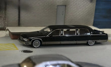 Load image into Gallery viewer, XG 1:64 Black Fleetwood Luxury Limousine Classic Model Diecast Metal Car New Collection
