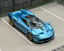 Load image into Gallery viewer, CM 1:64 Ice Blue Huayra Codalunga Racing Sports Model Diecast Metal Car New Collection
