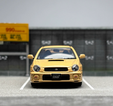 Load image into Gallery viewer, 1:64 Furuya HEC Yellow Impreza WRX STI VII 7 Sedan Model Diecast Metal Car New
