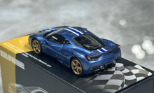 Load image into Gallery viewer, TOC 1:64 Blue FE458 Speciale Sports Model Diecast Metal Car New Collection
