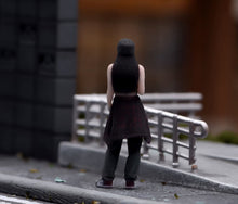 Load image into Gallery viewer, 1:64 Painted Figure Model Miniature Resin Girl Sporty Lady Woman Trendy Cool
