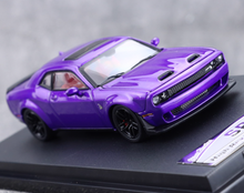 Load image into Gallery viewer, SH 1:64 Purple Challenger SRT Muscle Hellcat Sport Model Diecast Metal Car New Collection
