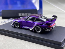 Load image into Gallery viewer, SW 1:64 Purple Army Girl RWB 993 Classic Sports Model Diecast Metal Car BN
