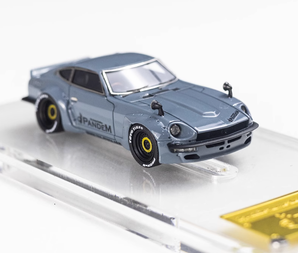 IG 1:64 Gray JDM Fairlady Z S30 Pandem Sports Model Diecast Resin Car New Collection