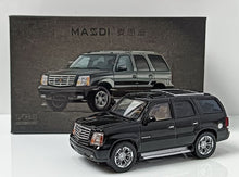 Load image into Gallery viewer, Masdi 1:64 Black 2005 Escalade Full Size SUV Sport Model Diecast Metal Car BN
