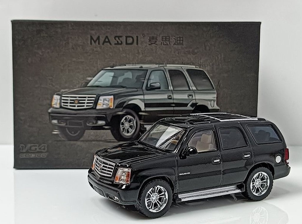 Masdi 1:64 Black 2005 Escalade Full Size SUV Sport Model Diecast Metal Car BN