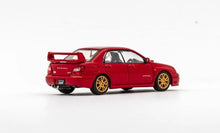Load image into Gallery viewer, 1:64 Furuya Red Impreza WRX STI VIII 8 Sedan Sport Model Diecast Metal Car
