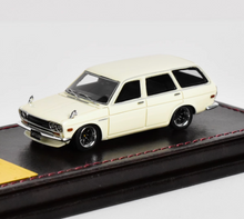 Load image into Gallery viewer, IG 1:64 White Datsun Wagon Bluebird 510 Sports Model Diecast Resin Car New
